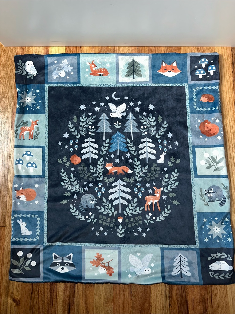 Cozy Woodland Baby Blanket